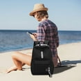 thumbnail image 4 of Fiudx Mochila Grande para Estudiantes, Diseño Moderno, Interior Espacioso, Correas Ergonómicas Ajustables, Lona Resistente, Versátil para La Escuela y Viajes, Compatible con Portátiles de 15 Pulgadas, 4 of 5