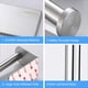 thumbnail image 4 of Organizador de rollos de papel higiénico para cocina y baño, de acero inoxidable, autoadhesivo, 4 of 6