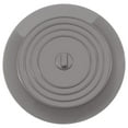 thumbnail image 1 of Tnarru Silicone Sink Plug Utility Cleaning Tool Silicone Sink Stopper Drain Stopper Gray, 1 of 8