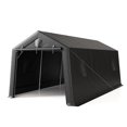 thumbnail image 7 of HOYOA Carport 10'×20' Heavy Duty, Car Canopy Portable Outdoor Garage with Roll-up Zipper Door, Thick Shelter Storage Canopy Tent with All-Steel Metal Frame for Car, 7 of 7