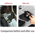 thumbnail image 4 of Toorise Car Visor Glasses Sunglasses Holder Universal Leather Car Glasses Storage Box with Magnetic Closure Eyeglasses Organizer Box Glasses Protective Storage Case for Car Truck SUV, 4 of 10