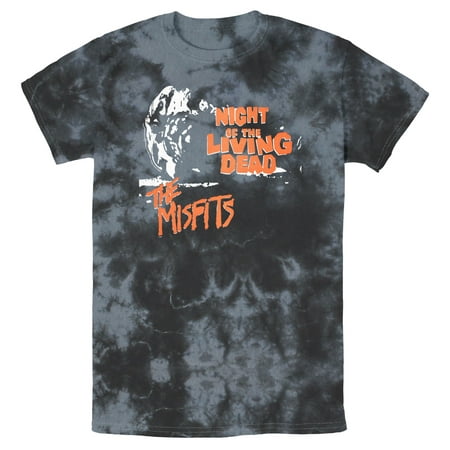 Men's Misfits Night of the Living Dead Graphic Tee Black/Charcoal X Large