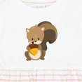 thumbnail image 4 of Inktastic Cute Woodland Animal Squirrel Girls Baby Dress, 4 of 5
