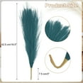 thumbnail image 2 of Uxcell 6 Pcs Faux Pampas Grass 42.5cm/16.5" Artificial Fake Dried Pampas Grass Decor 9 Branches with Stem for Floor Vase Filler, Home Decoration, Blue Green, 2 of 7