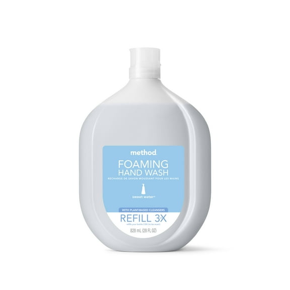 Method Foaming Hand Soap, Refill, Sweet Water, 28 oz