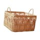 thumbnail image 4 of Cesta de almacenamiento, cesta de lavandería tejida, moderna organización, contenedor de lavado hueco 35CMX25CMX17CM, 4 of 9