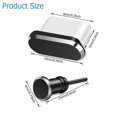 thumbnail image 1 of Juego de tapones antipolvo tipo C, enchufe tipo C y conector para auriculares de 3,5 mm Puerto USB C + conector para auriculares ShuxiuWang 8390614291164, 1 of 1