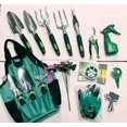 thumbnail image 1 of Juego de herramientas de jardinería, kit de herramientas de jardín, regalo de Navidad, mangos ergonómicos, herramientas de jardinería con caja de herramientas, podadora, palas, paleta, trasplantadora, rastrillo de mano, guantes ACTIVE Biensenido a ACTIVE, 1 of 3