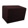 thumbnail image 3 of Sofá otomano suave cubierta reposapiés taburete muebles con funda Café Sunnimix Cubierta de puf otomano, 3 of 7