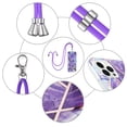 thumbnail image 5 of Case for Samsung A14 4G Anti-Fingerprint Skid Resistant Shockproof Protective Marble Pattern Phone Cover with Adjustable Detachable Nylon Phone Lanyard, 5 of 6