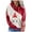Red, variant on WXLWZYWL Trendy Sweatshirts For Women 2023 Women'S Print Round-Neck Pullover Tops Sleeve Hooded Blouse Sweatshirt