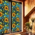 thumbnail image 4 of Lámina WBQMUNY para vidrieras con forma de girasol, privacidad, 45 x 100 cm, 4 of 8