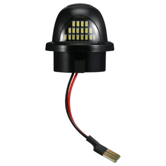 WASHWEPE White Led License Plate Light 1Pcs 2.2x1.8x1.8in