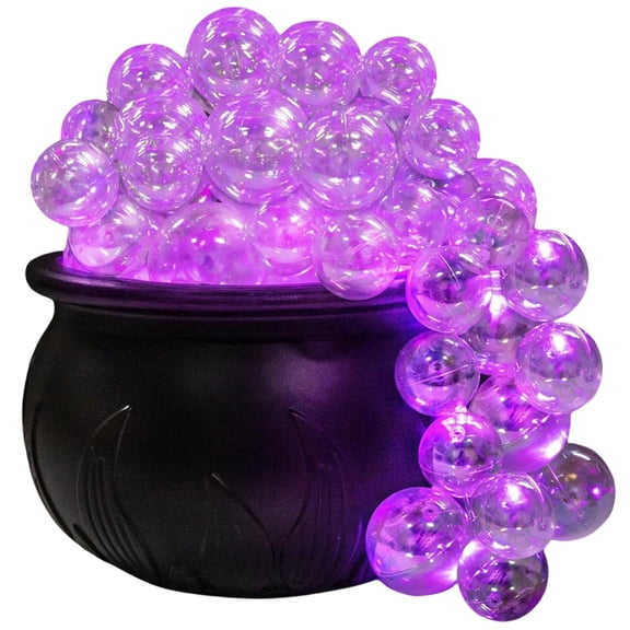 DGMIOCS Halloween Decorations Indoor - DIY Bubbling Cauldron Set, Black Plastic Bowl, Kitchen Shelf Room Decor, Table Centerpiece Display