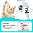 thumbnail image 2 of coupé Griffes Pour Chat Professionnel(vert Noir), Coupe Ongle Pour Chiot Lapin Oiseau Et Petits Animaux, Ciseaux Acier Inoxydable, Radian Design, 2 of 5