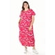 thumbnail image 1 of Vestido midi estampado Roman Fashion Tallas Extras 4343 Fucsia 38, 1 of 6