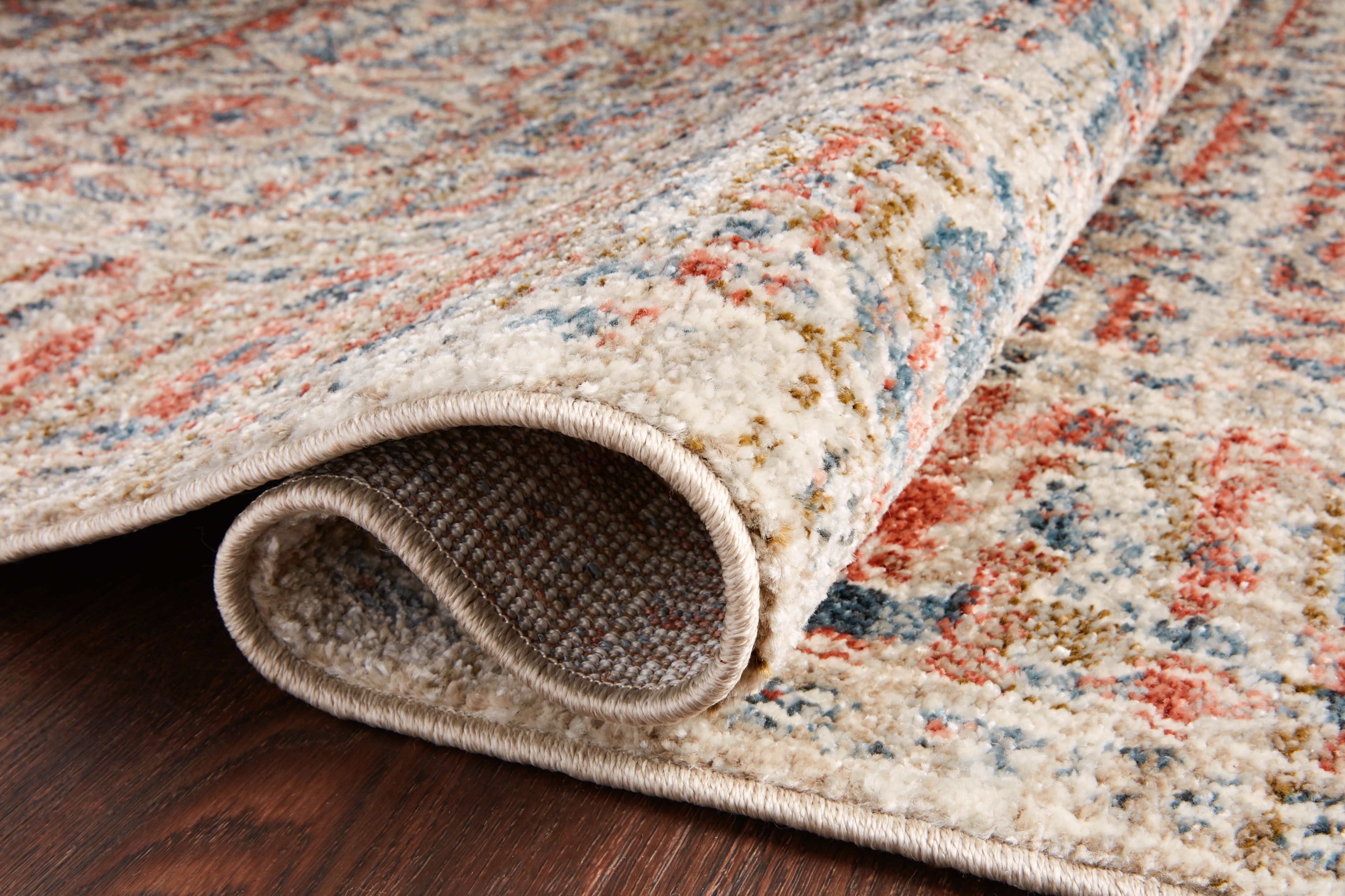 Loloi Saban SAB-05 Oriental Sand / Rust Area Rug 5'-3" x 7'-6"