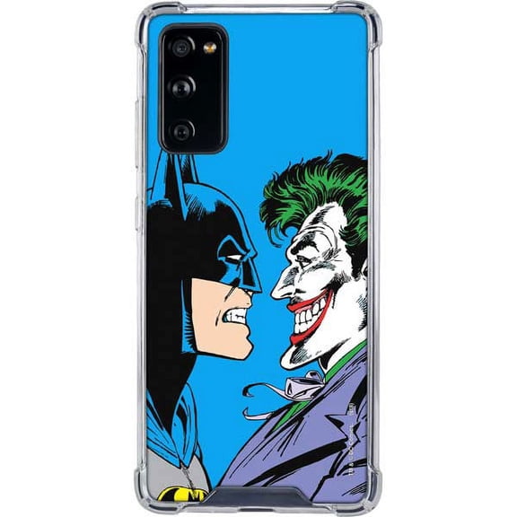 Skinit DC Comics Batman vs Joker - Blue Background Galaxy S20 FE Clear Case