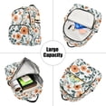 thumbnail image 5 of FORMRS Mini Backpack Purse for Women Travel Daypack Casual Shoulder Bag, Flowers Pattern, 5 of 7