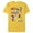 Yellow, variant on Disney Mickey Mouse Vintage Never Bored - Short Sleeve Blended T-Shirt for Adults - Customized-Yellow