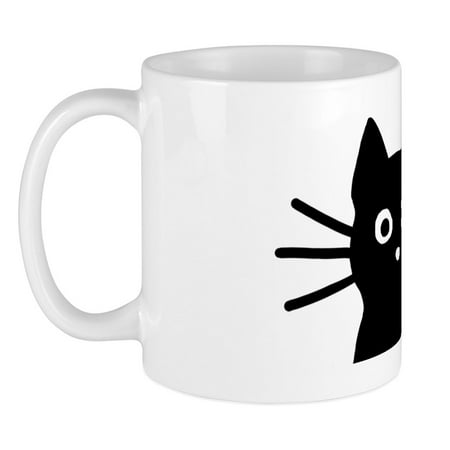 

CafePress - Black Cat Hitch Cover Mug - Ceramic Coffee Tea Novelty Mug Cup 11 oz