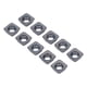 thumbnail image 2 of Insertos de fresado CNC, 10 piezas de insertos de carburo recubiertos, insertos de torneado, insertos de carburo recubiertos, materiales ecológicos NikouMX herramienta, 2 of 8