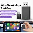 thumbnail image 4 of Mini Adaptador Inalámbrico CarPlay para Coche, Caja Android Inteligente con Conexión por Cable A Inalámbrica 2 en 1., 4 of 5