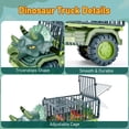 thumbnail image 7 of Super Joy Dinosaur Truck Toys for Kids Triceratops Transport Car with Dino Figures Play Mat Eggs Capture Set STEM Learning Toys for Boys Girls Ages 3 to 8 Christmas Gift, 7 of 7