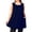 WQRF1-Navy, variant on Long Plus Size Tank Tops for Women Sleeveless Shirts Tunics Casual Crew Neck Lightweight Summer Tanks with Pockets
