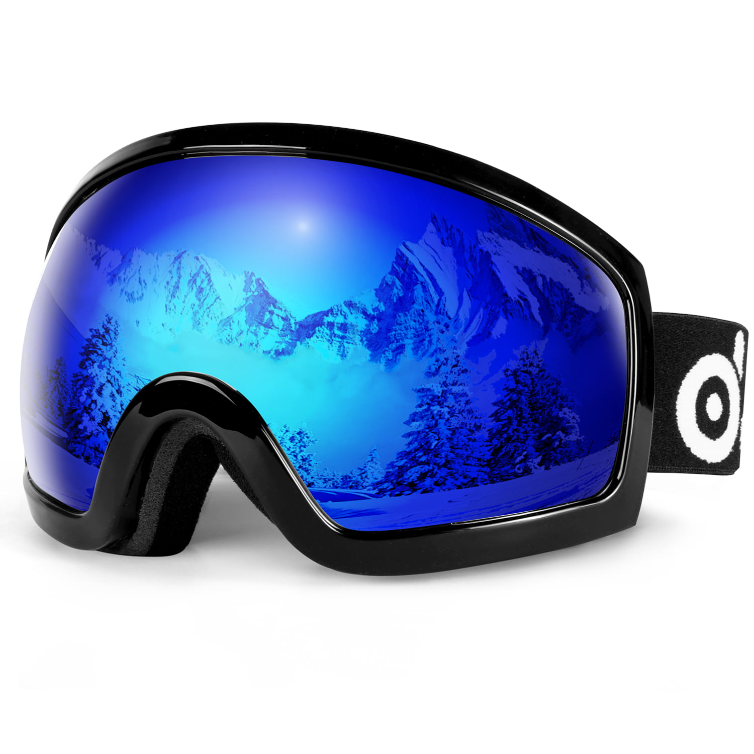 Skiing Odoland Snow Ski Helmet with Goggles Set Snowmobile Adjustable Sport Helmet with Protective Glasses for Men and Women- Windproof Adult and Youth Skiing Gear for Snowboarding