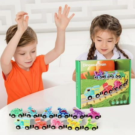 Magnetic Train Toy Early Education Toy Children s Track Tractor Magnetic Little Train for Toddlers Durable and Safe Ideal for Imaginative Play and Skill Development Suitable for Ages 1-3 Years