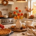 thumbnail image 6 of Linnome Fall Simulated Pumpkin Branch Decor Artificial Berry Plastic Stem Garland for Mantel Dining Table Autumn Harvest Home Ornament 17.71x5.91x3.94in, 6 of 6