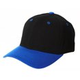 thumbnail image 1 of Curve Bill Adjustable Baseball Cap, Black/Royal, 1 of 1