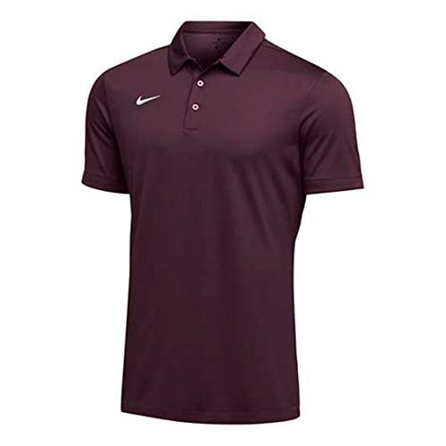 maroon nike polo