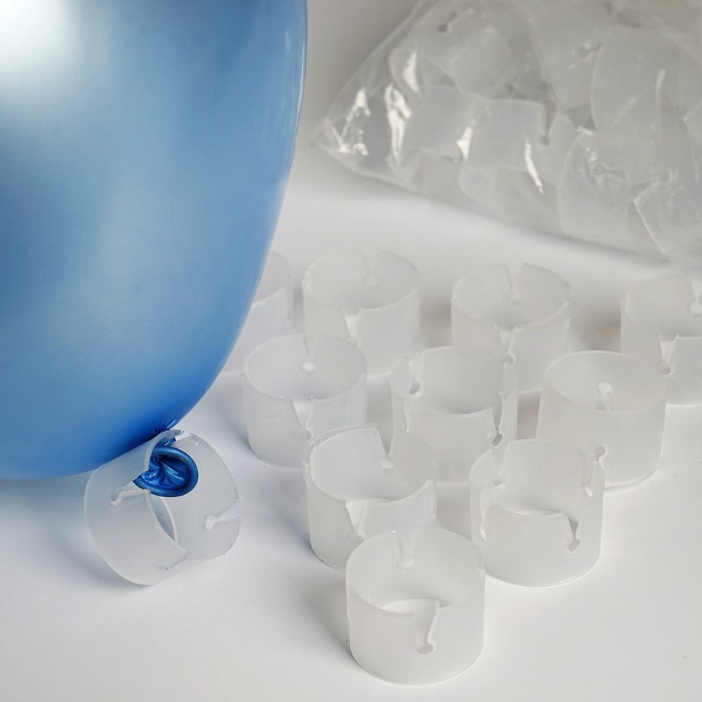 BalsaCircle 50 Plastic Arch Clips Plain Balloons Wedding Event Graduation Party Decorations