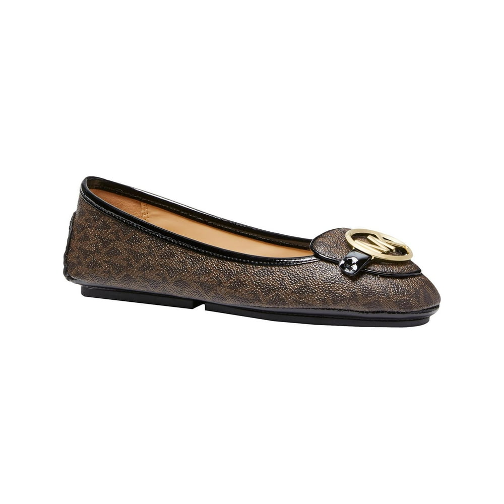 michael kors leather moccasins