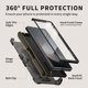 thumbnail image 4 of Funda TONGATE para Samsung Galaxy Z Fold 6 con ranura para bolígrafo S, color negro, 4 of 8