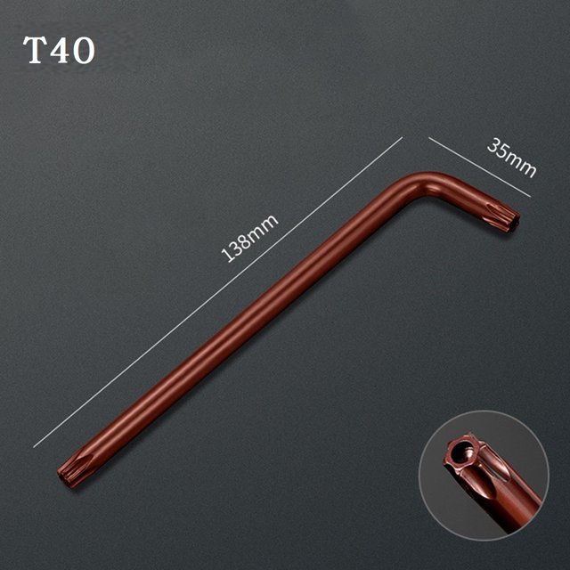 T50 T30 T20 T25 T10 T15 Clé à Molette Torx Double Extrémité