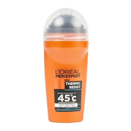 L'Oreal Men's Expert Thermic Resist Deodorant Roll on 50 mL/1.7 (Best Roll On Deodorant In India)