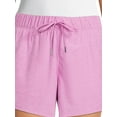 thumbnail image 4 of Athletic Works Women's and Women’s Plus Size ButterCore Soft Performance Gym Shorts, Sizes XS-4X, 4 of 5