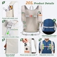 thumbnail image 2 of Mochila de Senderismo BECOJADDE 20L Plegable Ultraligera para Hombre y Mujer, 2 of 7