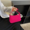 thumbnail image 4 of Bolso de hombro con diseño de nicho y diseño de piedras, bolso de mano con cadena de fieltro para mujer, bolso tipo sillín, 4 of 6