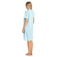 thumbnail image 3 of Women's Zip Up Short Sleeve Quilted Duster, 3 of 5