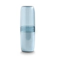 thumbnail image 4 of Estuche de cepillo de dientes Portátil Pasta de dientes Contenedor Polvo a prueba de polvo Plástico Diario Uso Diario Sencillo Holder Holder College Senderismo Tres tazas - Azul Speravity HA028212-04, 4 of 6