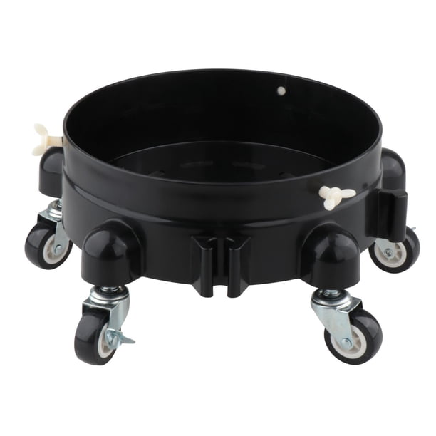 Bucket Carro Rodante Porta Cubetas con Ruedas Giratorias de 360 Grados Base para Macetas Multifuncional Fabricado en PP Resistente para