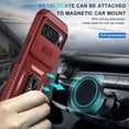 thumbnail image 7 of KOMI for Google Pixel 9/9 Pro Case with Tempered Glass Screen Protector and Camera Lens Cover,Rotated Ring Stable Kickstand,Heavy Duty Shockproof Protective Phone Cover-Red, 7 of 7