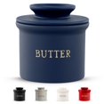 thumbnail image 1 of Mantequera KoOk Ceramic French Keeper Navy, 1 of 7