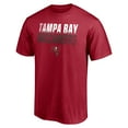 thumbnail image 2 of Men's  Red Tampa Bay Buccaneers Stripes T-Shirt, 2 of 3
