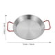thumbnail image 2 of EeaseMX Sartén de acero inoxidable práctica para freír pollo y espaguetis, utensilio de cocina para casa y restaurante (24 cm), 2 of 7