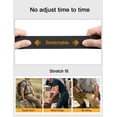 thumbnail image 4 of Cinturón táctico JUKMO de nailon elástico de 1,5" con cierre rápido, 4 of 9